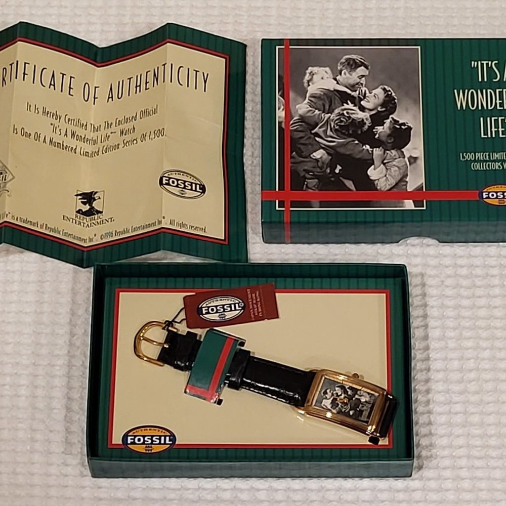 It’s a Wonderful Life 1946 Classic Movie Fossil Limited Edition Collectors Watch